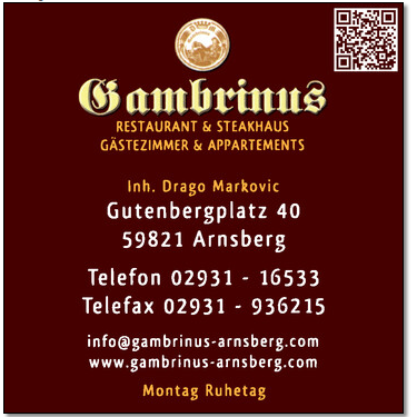 Gambrinus Restaurant Steakhaus Inh Drago Markovic
