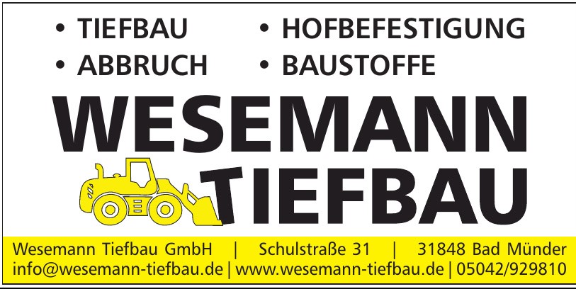 WESEMANN Tiefbau GmbH