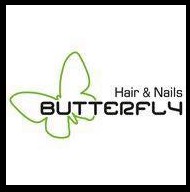 Butterfly Hair Nails