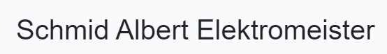 Schmid Albert Elektromeister