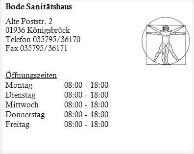 Sanitätshaus Bode