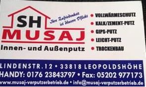 Sh.Musaj.Innen und Außenputz
