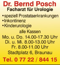Dr.Bernd Posch Urologie