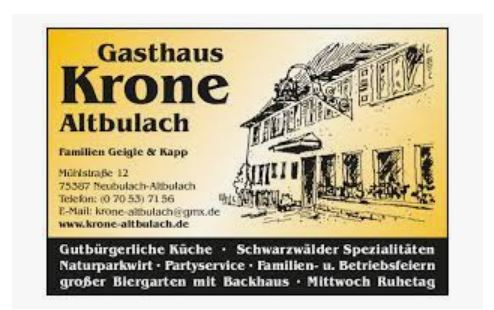 Gasthaus Krone Altbulach